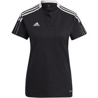 adidas Tiro Polo Dames - Opruiming - Kleding - Black - maat XXS