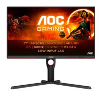 AOC G3 U27G3X/BK computer monitor 68,6 cm (27") 3840 x 2160 Pixels 4K Ultra HD LED Zwart, Rood - thumbnail