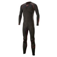 ALPINESTARS Ride Tech Lite 1 PC Undersuit, Thermopak voor op de moto, Zwart-Rood