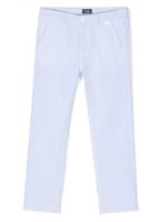 Il Gufo pantalon à rayures verticales - Bleu