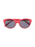 Stella McCartney Kids lunettes de soleil à monture ronde - Rouge