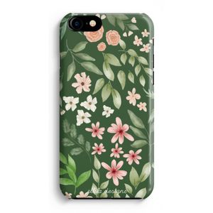 Botanical green sweet flower heaven: iPhone 8 Volledig Geprint Hoesje