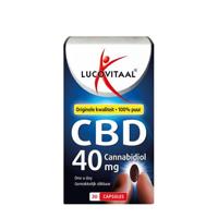 Lucovitaal CBD Cannabidiol 40mg capsules