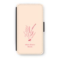 Where flowers bloom: iPhone X Flip Hoesje - thumbnail