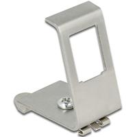 Delock Keystone metalen houder 1 poort voor DIN-rails