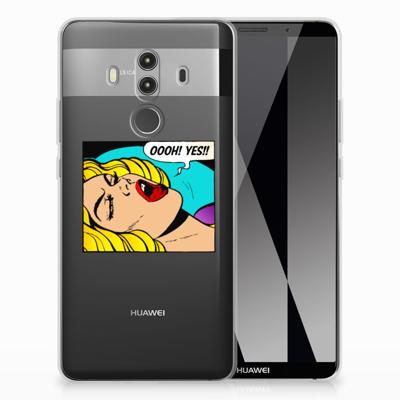 Huawei Mate 10 Pro Silicone Back Cover Popart Oh Yes Huawei Mate 10 Pro Silicone Back Cover Popart Oh Yes