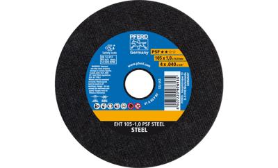PFERD EHT 105-1,0 PSF STEEL/16,0 69121029 Doorslijpschijf recht 105 mm 25 stuk(s) Staal