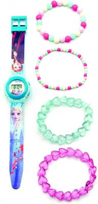 Kids Licensing horloge set Frozen II meisjes 39,3 cm groen/roze Kids Licensing horloge set Frozen II meisjes 39,3 cm groen/roze