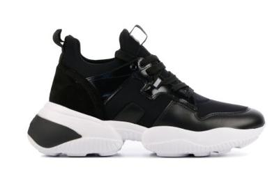 Hogan Dames Sneakers in Stof (Zwart)