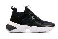 Hogan Dames Sneakers in Stof (Zwart)