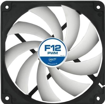 ARCTIC F12 PWM Computer behuizing Koeler 12 cm 1 stuk(s) Zwart, Wit ARCTIC F12 PWM Computer behuizing Koeler 12 cm 1 stuk(s) Zwart, Wit