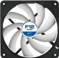 ARCTIC F12 PWM Computer behuizing Koeler 12 cm 1 stuk(s) Zwart, Wit