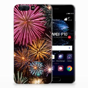 Huawei P10 Silicone Back Cover Vuurwerk