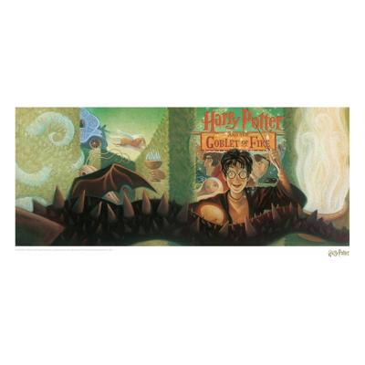 Harry Potter Art Print Goblet of Fire Book Cover Artwork Limited Edition 42 x 30 cm Harry Potter Art Print Goblet of Fire Book Cover Artwork Limited Edition 42 x 30 cm