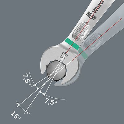 Wera 05020240001 6003 Joker 5 Imperial Set 1 Ring-steeksleutelset 5-delig Sleutelbreedte (metrisch) (alleen voor ADT) 8 - 31 mm Sleutelbreedte (inch) (alleen