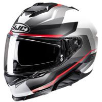 HJC i71 Nior, Integraalhelm, Mat Grijs Rood
