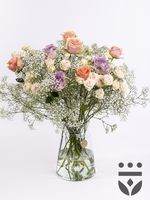 Pastel plus centerpiece - Zilver | Medium