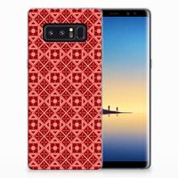 Samsung Galaxy Note 8 TPU bumper Batik Rood - thumbnail