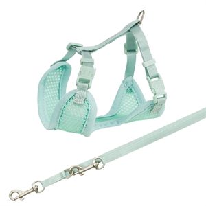 TRIXIE JUNIOR PUPPYTUIG SOFT MET RIEM MINTGROEN 26-34X1 CM / 2 MTR