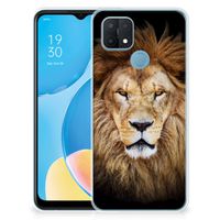 OPPO A15 TPU Hoesje Leeuw - thumbnail