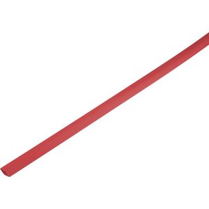 TRU COMPONENTS 1225446 Krimpkous zonder lijm Rood 4.50 mm 2 mm Krimpverhouding:2:1 per meter