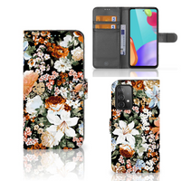 Hoesje voor Samsung Galaxy A52 Dark Flowers