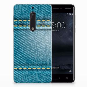 Nokia 5 Silicone Back Cover Jeans