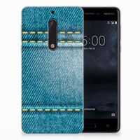 Nokia 5 Silicone Back Cover Jeans - thumbnail