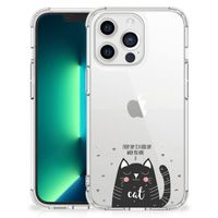 iPhone 13 Pro Max Stevig Bumper Hoesje Cat Good Day