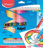 Maped kleurpotlood Color&apos;Peps Oops, 24 potloden in een kartonnen etui