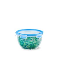 EMSA CLIP & CLOSE N10116 Rond Container 2,6 l Blauw, Transparant 2 stuk(s) - thumbnail