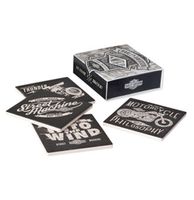 Harley-Davidson Street Machine Onderzetters Set (Laatste Kans) - thumbnail