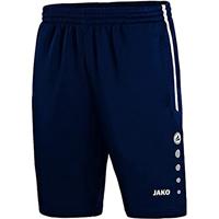 JAKO - Actieve Trainingsshort, Uniseks-Volwassene, Marine/Wit, XL