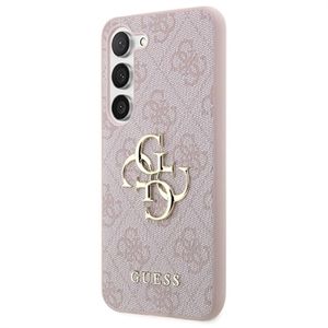 Guess 4G Big Metal Logo Samsung Galaxy S23 5G Hybrid Case - Roze