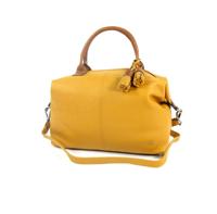 CHAMONIX leren damestas handtas schoudertas curcuma