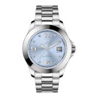 Ice-Watch Ice Steel Medium Classic Light Blue Stones