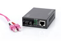 Digitus DN-82160 netwerk media converter 1000 Mbit/s 1310 nm Single-mode Zwart - thumbnail