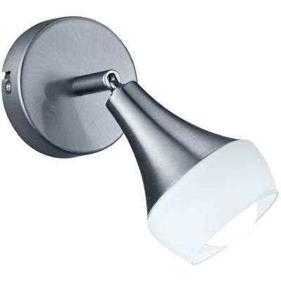 Led Plafondspot - Trion Trompo - E14 Fitting - 1-lichts - Rond - Mat Nikkel - Aluminium