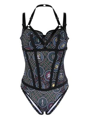 Marlies Dekkers Ecclesia body met print - Zwart Marlies Dekkers Ecclesia body met print - Zwart
