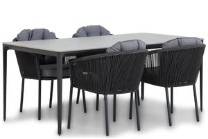 Santika Novita/Gianna 180 cm dining tuinset 5-delig