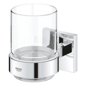 Grohe Start Cube glas - met houder - chroom 41097000