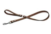 Beeztees Cork - Halsband Hond - Leer - Bruin - 100 Cm X 18 Mm