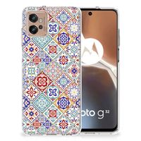 Motorola Moto G32 TPU Siliconen Hoesje Tiles Color