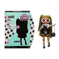 L.O.L. Surprise! 565123E7C O.M.G. Fashion Doll Alt Grrrl Series 2, kleed- en verzamelpop met haar en 20 verrassingen, 27 cm