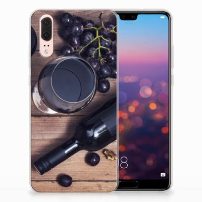 Huawei P20 Siliconen Case Wijn Huawei P20 Siliconen Case Wijn