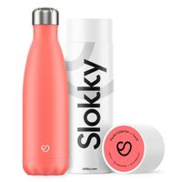 Slokky - Geïsoleerde Drinkfles - 500 ml Pastel Coral