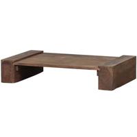 WOOOD Cuno Salontafel - Hout - Donkerbruin - 30x70x120