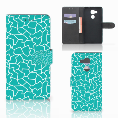 Huawei Mate 8 Hoesje Cracks Blue Huawei Mate 8 Hoesje Cracks Blue