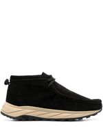 Clarks Originals baskets en daim à bout rond - Noir