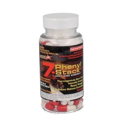Stacker 7-Phenyl Ephedra vrij - 100 capsules